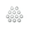 Whitehurst 12ct. 2.75" Shiny Glass Ball Ornaments